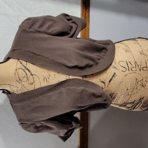 Lane Bryant 18/20 brown kaki bolero